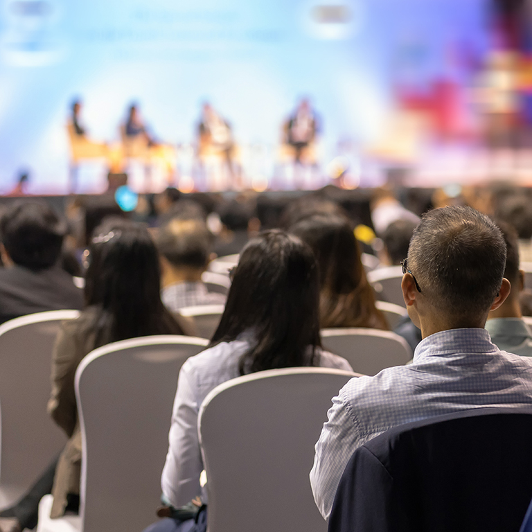 Conference event audience